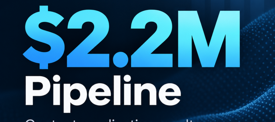 Citrix case study graphic: $2.2M pipeline, content syndication results, enterprise software